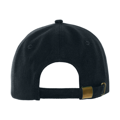 Бейсболка STAN 6 клиньев хлопок 330, 06, Чёрный