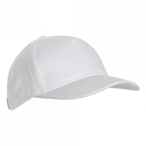 Бейсболка STAN 5 клиньев хлопок 280, 03, Белый