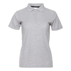 Рубашка поло женская STAN хлопок/полиэстер 185, 04WL, Серый меланж